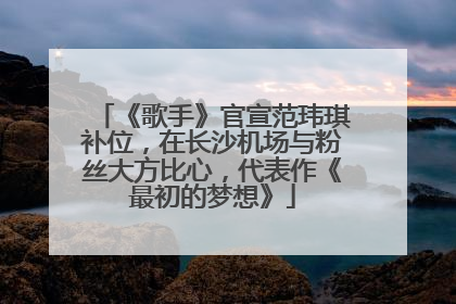 《歌手》官宣范玮琪补位，在长沙机场与粉丝大方比心，代表作《最初的梦想》