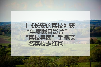 《长安的荔枝》获“年度瞩目影片”，“荔枝男团”手捧茂名荔枝走红毯