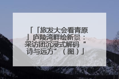 「旅发大会看青原」庐陵湾畔绘新景：采访团沉浸式解码“诗与远方”（图）