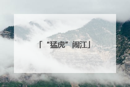 “猛虎”闹江