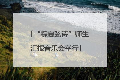 “粽夏弦诗”师生汇报音乐会举行