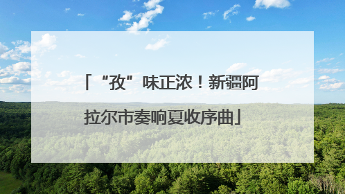 “孜”味正浓！新疆阿拉尔市奏响夏收序曲