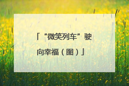 “微笑列车”驶向幸福（图）