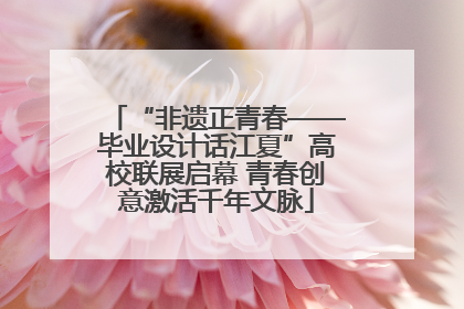 “非遗正青春——毕业设计话江夏”高校联展启幕 青春创意激活千年文脉