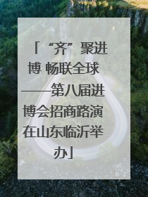 “齐”聚进博 畅联全球——第八届进博会招商路演在山东临沂举办