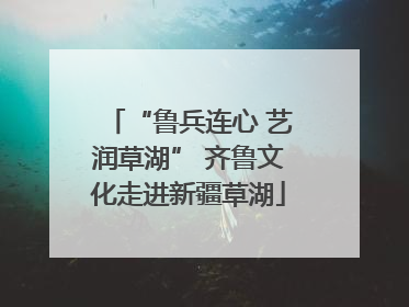 “鲁兵连心 艺润草湖” 齐鲁文化走进新疆草湖