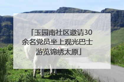 玉园南社区邀请30余名党员坐上观光巴士 游览锦绣太原