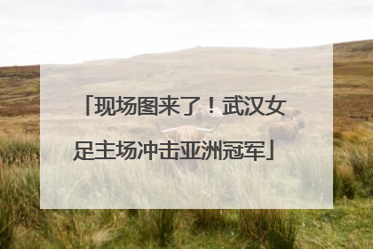 现场图来了！武汉女足主场冲击亚洲冠军