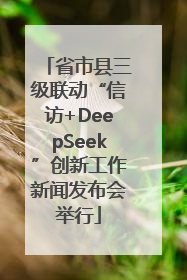 省市县三级联动“信访+DeepSeek”创新工作新闻发布会举行