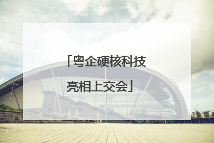 粤企硬核科技亮相上交会