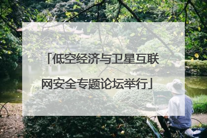 低空经济与卫星互联网安全专题论坛举行