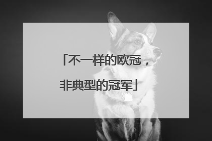 不一样的欧冠，非典型的冠军