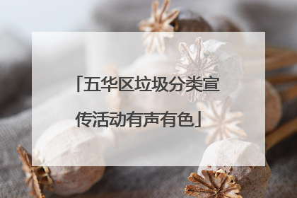五华区垃圾分类宣传活动有声有色