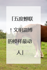 五度蝉联！文明淄博的模样最动人