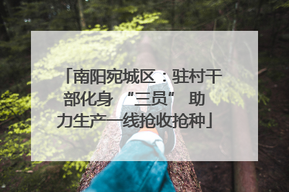 南阳宛城区：驻村干部化身 “三员” 助力生产一线抢收抢种