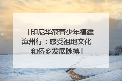 印尼华裔青少年福建漳州行：感受祖地文化和侨乡发展脉搏