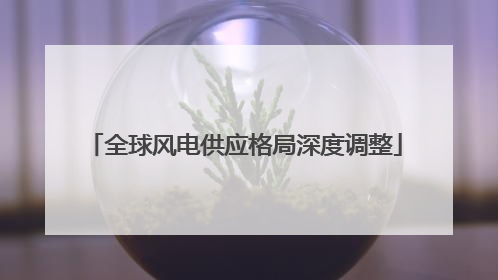全球风电供应格局深度调整