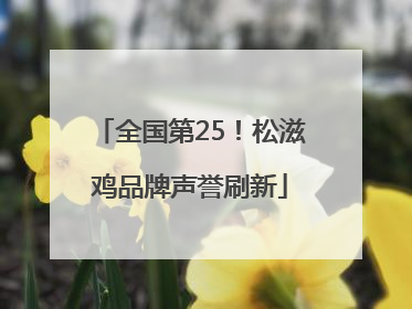 全国第25！松滋鸡品牌声誉刷新