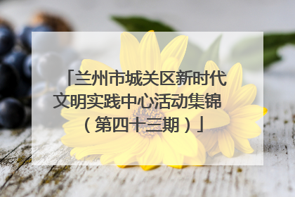 兰州市城关区新时代文明实践中心活动集锦（第四十三期）
