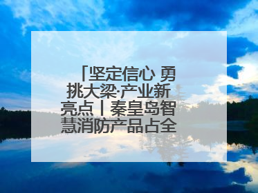 坚定信心 勇挑大梁·产业新亮点丨秦皇岛智慧消防产品占全国市场超四成