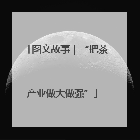 图文故事｜“把茶产业做大做强”