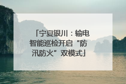 宁夏银川：输电智能巡检开启“防汛防火”双模式