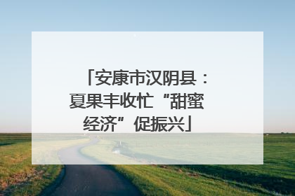 安康市汉阴县：夏果丰收忙“甜蜜经济”促振兴