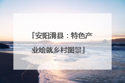 安阳滑县：特色产业绘就乡村图景