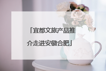 宜都文旅产品推介走进安徽合肥