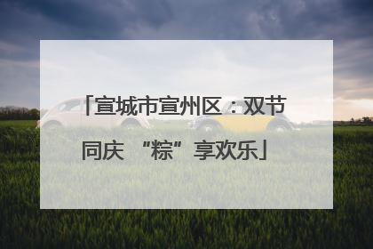 宣城市宣州区：双节同庆 “粽”享欢乐