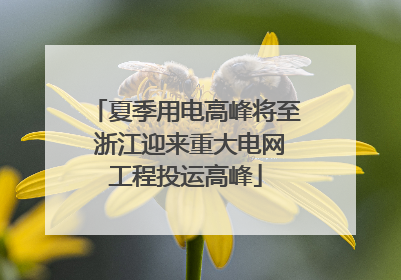 夏季用电高峰将至 浙江迎来重大电网工程投运高峰