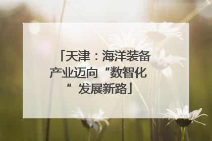 天津：海洋装备产业迈向“数智化”发展新路