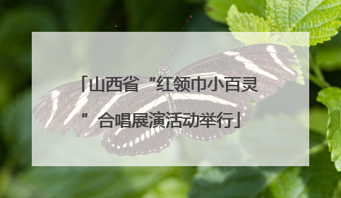 山西省“红领巾小百灵”合唱展演活动举行