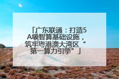 广东联通：打造5A级智算基础设施，筑牢粤港澳大湾区“第一算力引擎”