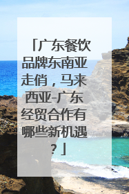 广东餐饮品牌东南亚走俏，马来西亚-广东经贸合作有哪些新机遇？