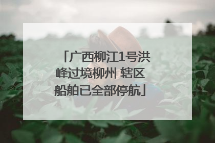 广西柳江1号洪峰过境柳州 辖区船舶已全部停航