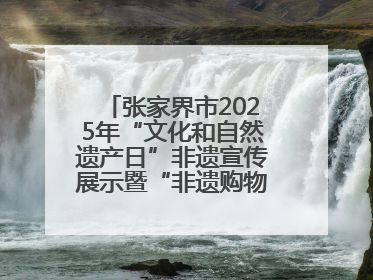 张家界市2025年“文化和自然遗产日”非遗宣传展示暨“非遗购物节”活动在慈利县盛大启幕