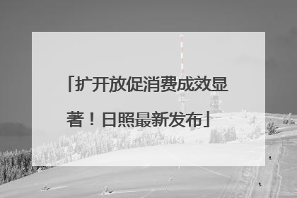 扩开放促消费成效显著！日照最新发布