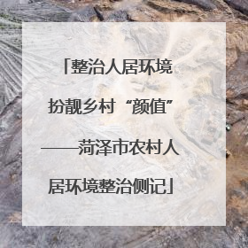 整治人居环境 扮靓乡村“颜值”——菏泽市农村人居环境整治侧记