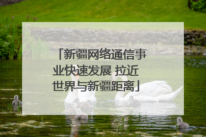 新疆网络通信事业快速发展 拉近世界与新疆距离