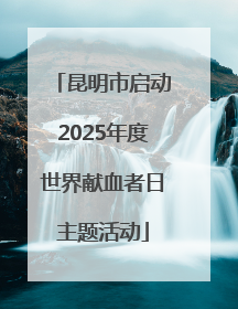 昆明市启动2025年度世界献血者日主题活动