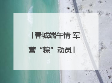 春城端午情 军营“粽”动员