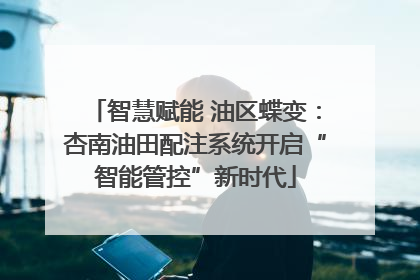 智慧赋能 油区蝶变：杏南油田配注系统开启“智能管控”新时代
