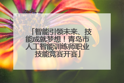 智能引领未来、技能成就梦想！青岛市人工智能训练师职业技能竞赛开赛