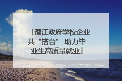 潜江政府学校企业共“搭台” 助力毕业生高质量就业