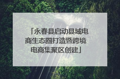 永春县启动县域电商生态圈打造暨跨境电商集聚区创建