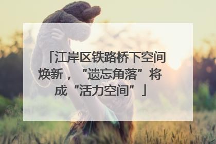 江岸区铁路桥下空间焕新，“遗忘角落”将成“活力空间”