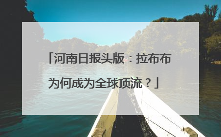 河南日报头版：拉布布为何成为全球顶流？