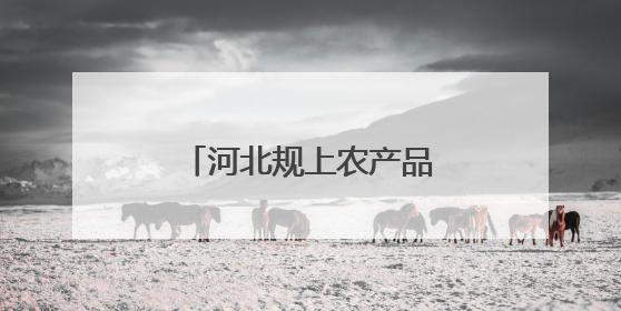 河北规上农产品加工企业年营收超六千八百亿元