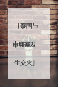 泰国与柬埔寨发生交火